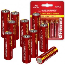 Esperanza Μπαταρία Zinc AA 1.5V 10τμχ EZB202