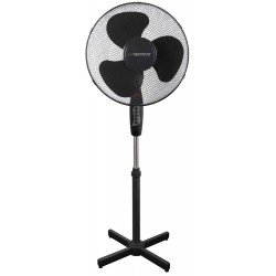 ESPERANZA PEDESTAL FCOOLING FAN 16 INCH HURRICANE BLACK