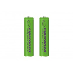 ESPERANZA RECHARGEABLE BATTERIES Ni-MH AAA 1000MAH 2PCS. GREEN