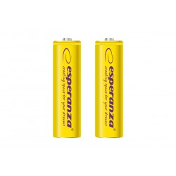 ESPERANZA RECHARGEABLE BATTERIES Ni-MH AA 2000MAH 2PCS. YELLOW