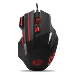 ESPERANZA WIRED MOUSE FOR GAMERS 7D OPT. USB MX201 WOLF RED