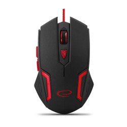 ESPERANZA WIRED MOUSE FOR GAMERS 6D OPT. USB MX205 FIGHTER RED