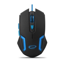 ESPERANZA WIRED MOUSE FOR GAMERS 6D OPT. USB MX205 FIGHTER BLUE