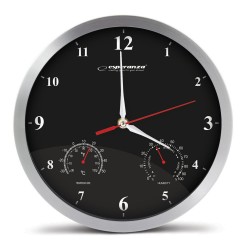 ESPERANZA WALL CLOCK WASHINGTON BLACK