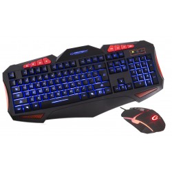 ESPERANZA MULTIMEDIA LED ILLUMINATED GAMING WIRED SET USB SHELTER