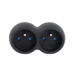 ESPERANZA ELEC. SOCKET SPLITTER 2 SOCKET BLACK