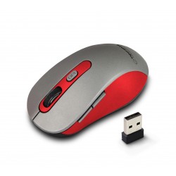 ESPERANZA WIRELESS 2.4GHZ OPTICAL MOUSE 6D USB ADARA RED