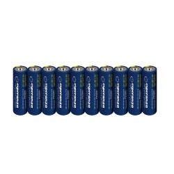 ESPERANZA ALKALINE BATTERIES AA 10PCS. FOIL WRAPPED WITH TAG