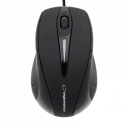 ESPERANZA SIRIUS 3D WIRED OPTICAL MOUSE USB BLACK/BLACK