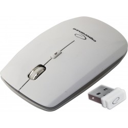 ESPERANZA WIRELESS 2.4GHZ OPTICAL MOUSE 4D USB SATURN WHITE
